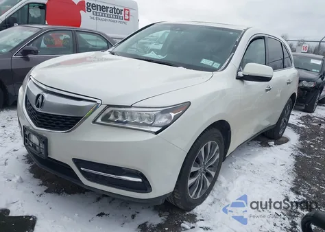 2016 Acura Mdx Technology Acurawatch Plus Packages/Technology Package from USA, damaged, VIN 5FRYD4H43GB054442